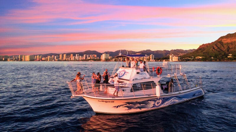 Waikiki sunset party cruise BYOB